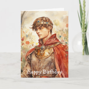 Medieval Prince Card