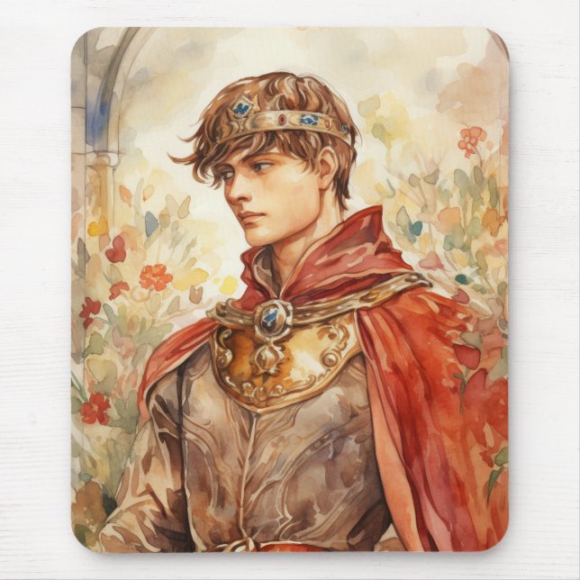 Medieval Prince Mouse Mat (Front)