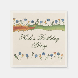 Medieval Ren Faire dragon Napkin