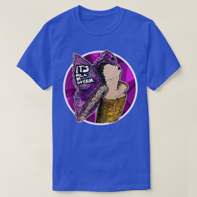 Medieval Renaissance Huzzah Fairy Dream Graphic is T-Shirt (Design Front)