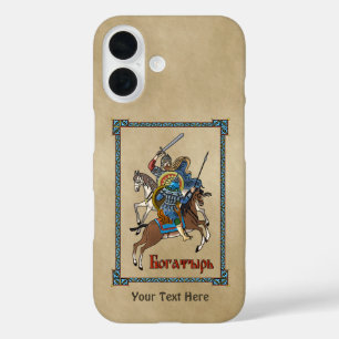 Medieval Russian Bogatyr iPhone 16 Case