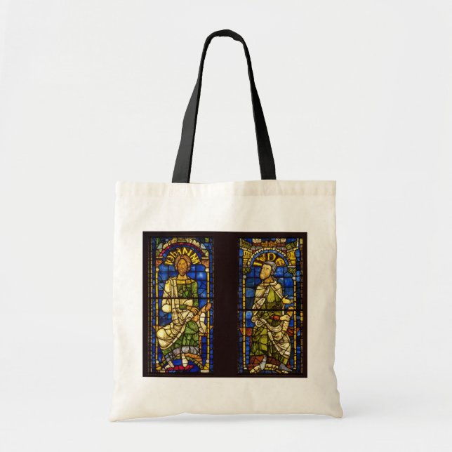 Medieval Stained Glass Tote Bag (Front)