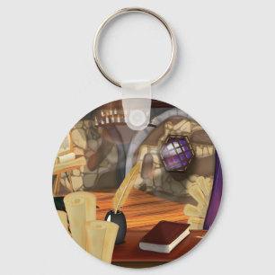 Medieval Study Key Ring