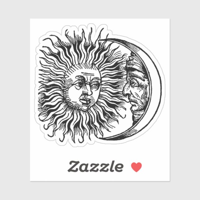 Medieval sun and moon (Sheet)
