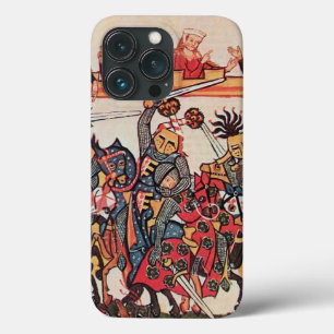 MEDIEVAL TOURNAMENT, FIGHTING KNIGHTS AND DAMSELS iPhone 13 PRO CASE