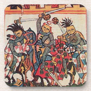 MEDIEVAL TOURNAMENT, FIGHTING KNIGHTS AND DAMSELS COASTER