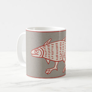 Medieval Walking Fish Coffee Mug