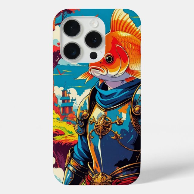 "Medieval Warrior Fish – Fantasy Battle Art" Case-Mate iPhone Case (Back)
