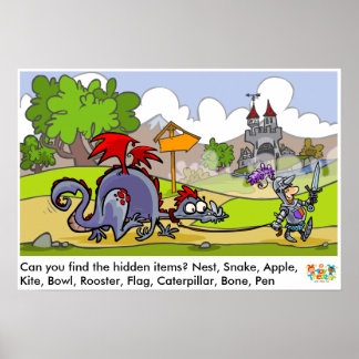 Medieval Word Find Poster