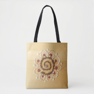 Medilludesign - Spiral flower Tote Bag
