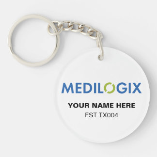 MEDILOGIX Keychain Round Add Text