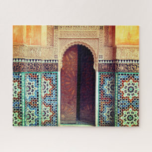 medina fes door jigsaw puzzle