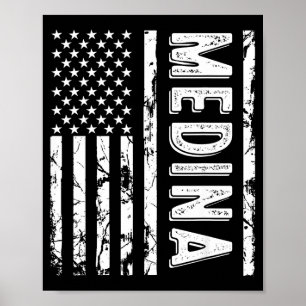 Medina Last Name Funny Surname Team Medina Family Poster
