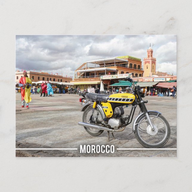 Medina of Marrakesh - Jemaa El Fnaa, Morocco Postcard (Front)