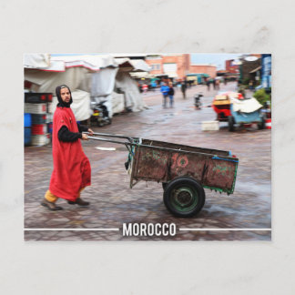 Medina of Marrakesh - Marrakesh Souk, Morocco Postcard