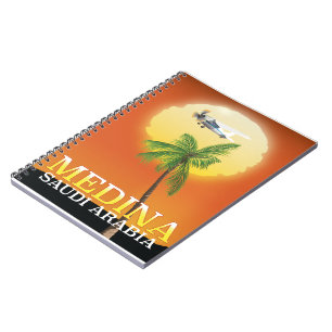 Medina Saudi Arabia Travel poster Notebook