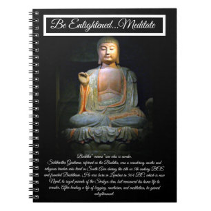 Meditate Be Enlightened Notebook