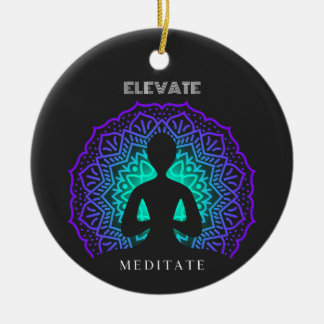 Meditate Elevate Ceramic Tree Decoration