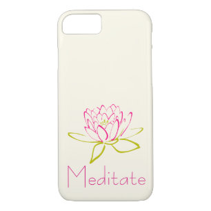 Meditate Lotus Flower / Water Lily iPhone 8/7 Case