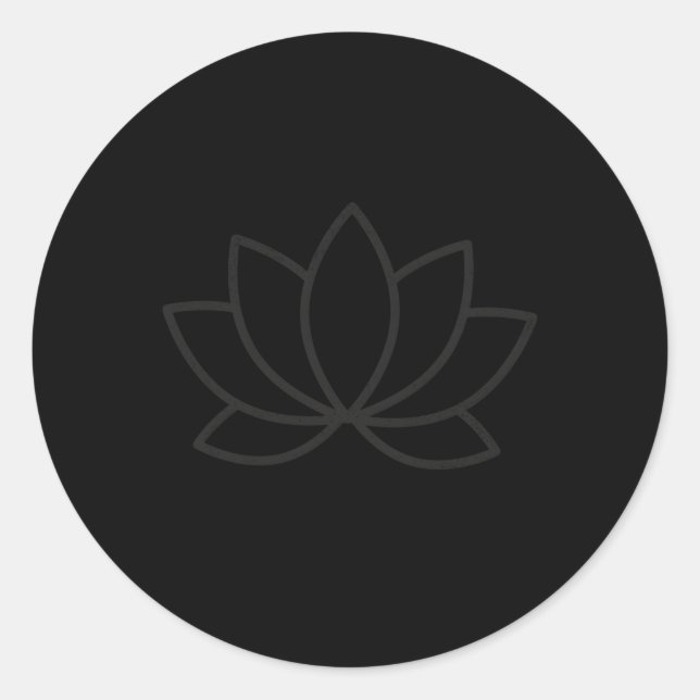 Meditate Yoga Meditating Trust The Universe Classic Round Sticker (Front)