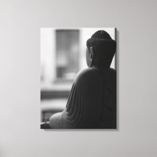 Meditating Buddha Art Gallery-Wrapped Canvas Print