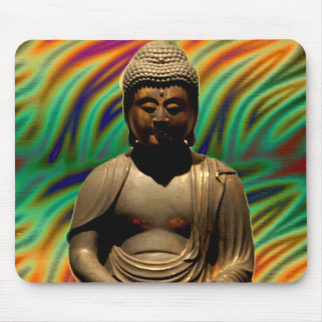 Meditating Buddha  Mouse Mat (Front)