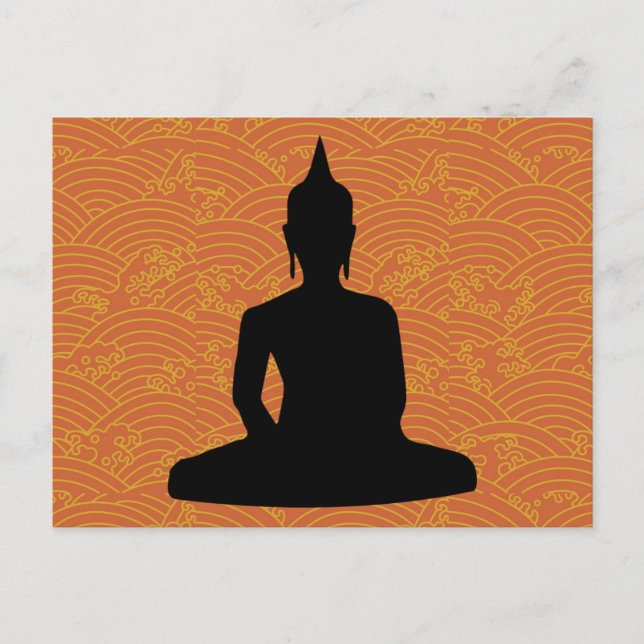 Meditating Buddha Postcard (Front)