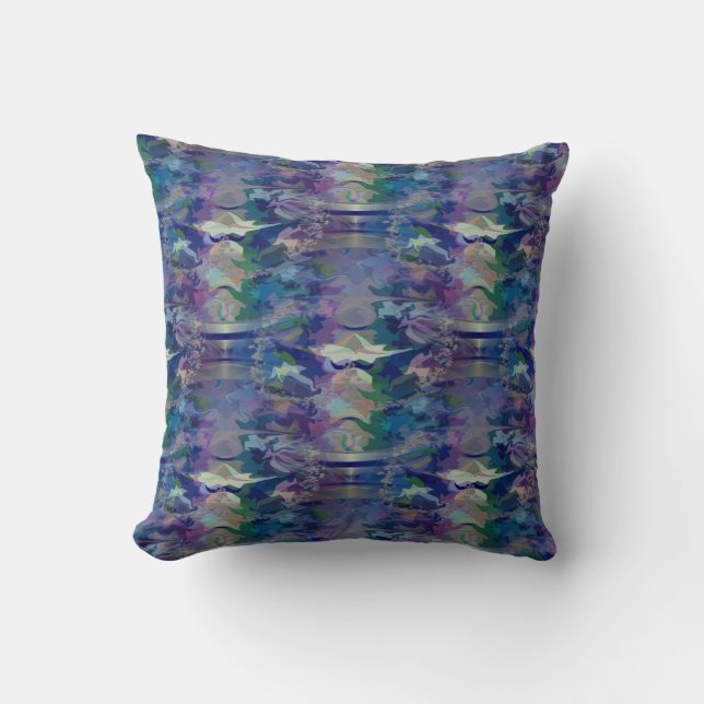Meditating... Cushion (Front)