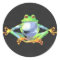 Meditating Frog Stickers