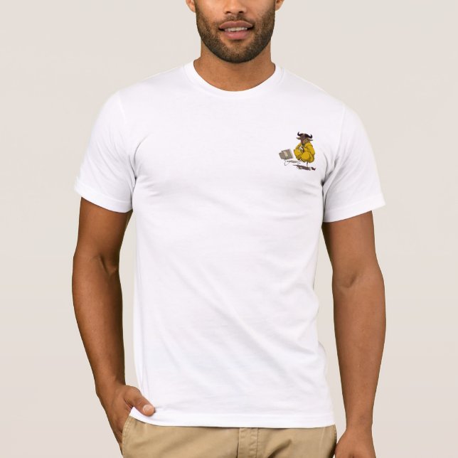 Meditating GNU Shirt (Front)