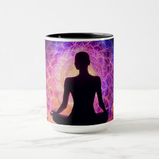 Meditating Silhouette Mug