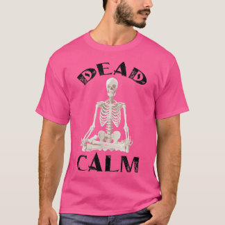Meditating Skeleton Yoga Skeleton Halloween Dead C T-Shirt