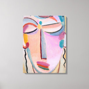 Meditation Alexej von Jawlensky Figurative Art Canvas Print