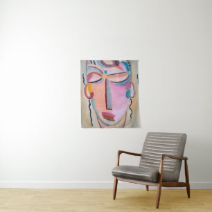 Meditation Alexej von Jawlensky Figurative Art Tapestry