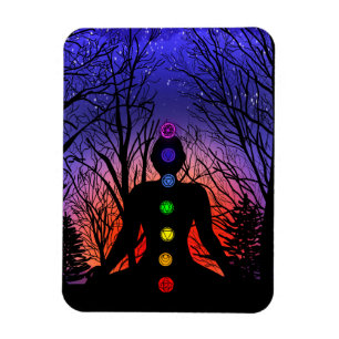 Meditation and the Trees on a starry night at  Magnet