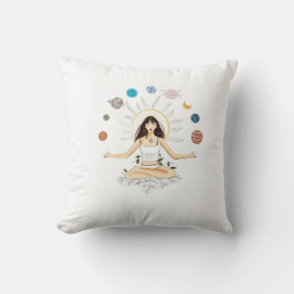 Meditation art cushion