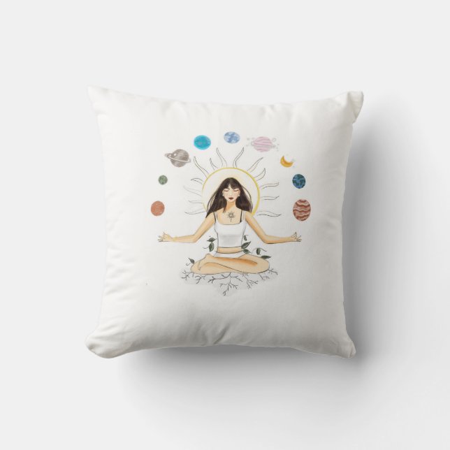 Meditation art cushion (Front)