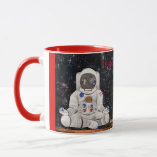 Meditation Astronaut The Sound of Silence Gift Cup