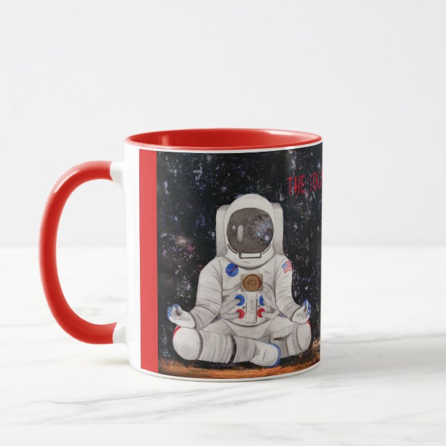 Meditation Astronaut The Sound of Silence Gift Cup (Left)
