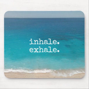 Meditation Beautiful Paradise Beach Mouse Mat