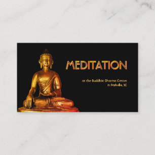 Meditation Buddha Business Card