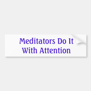 Meditation Bumper Sticker