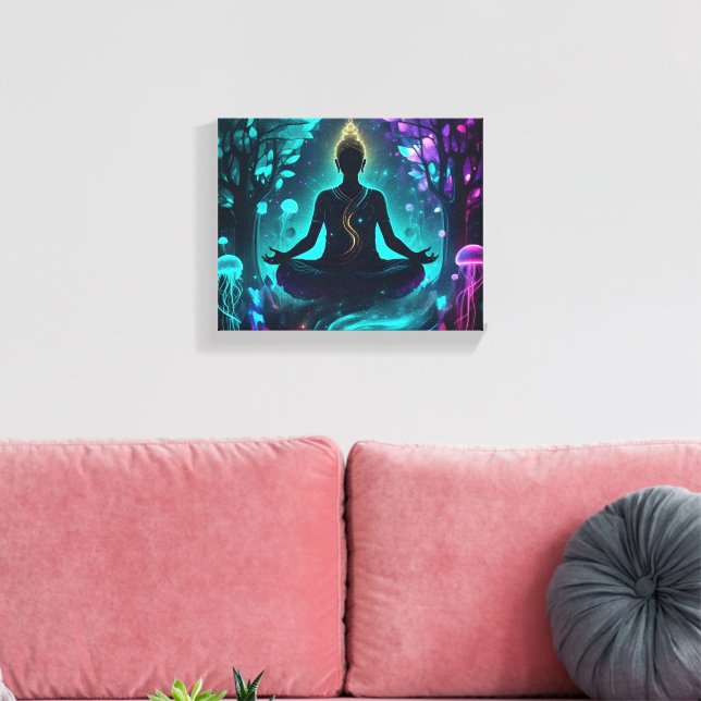 Meditation  canvas print (Insitu(LivingRoom))