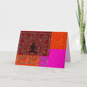 Meditation - Card, Greeting, Note Holiday Card