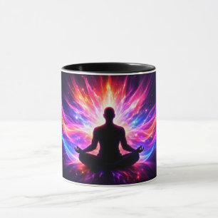Meditation Chakra Mug Spiritual Yoga Art