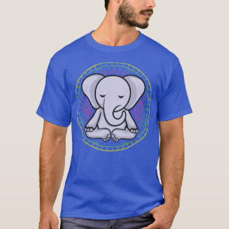 Meditation Elephant Yoga  T-Shirt