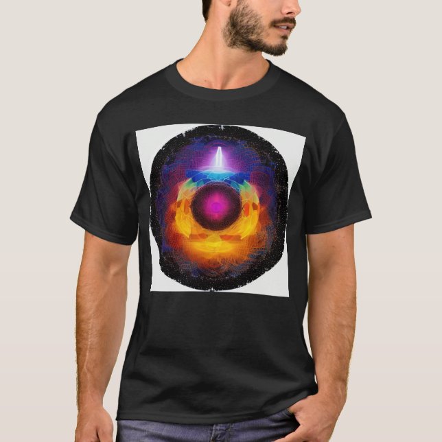 Meditation Enlightment Spiritual Yoga Transcendent T-Shirt (Front)