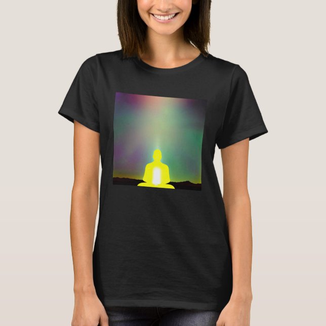 Meditation Enlightment Spiritual Yoga Transcendent T-Shirt (Front)