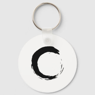Meditation Enso Circle Mindfulness Buddha Buddhist Key Ring
