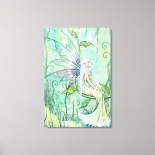 Meditation Fairy Fantasy Artwork by Molly Harrison Canvas Print